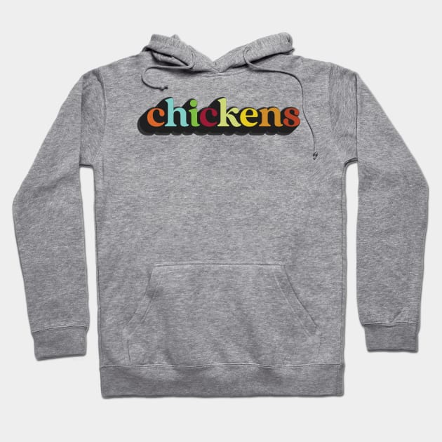 chickens with a dark side Hoodie by Eugene and Jonnie Tee's